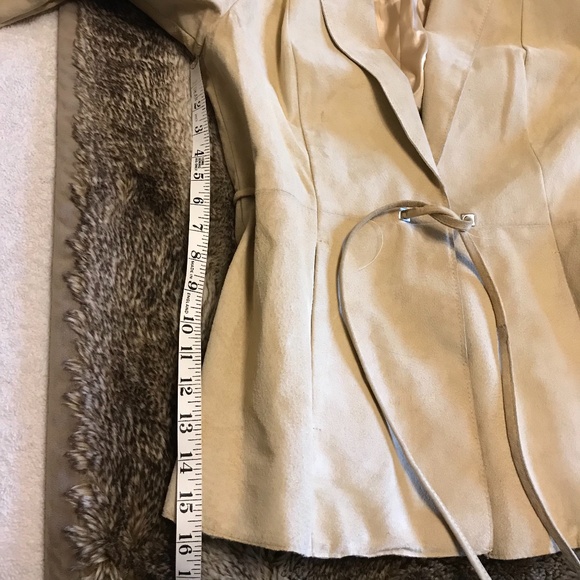 Vintage Danier Honey Tan Leather Jacket - Size 8 - Picture 16 of 16